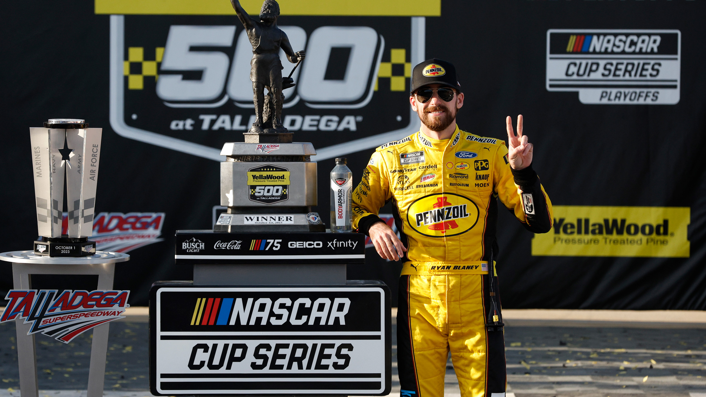 NASCAR Ryan Blaney trophy
