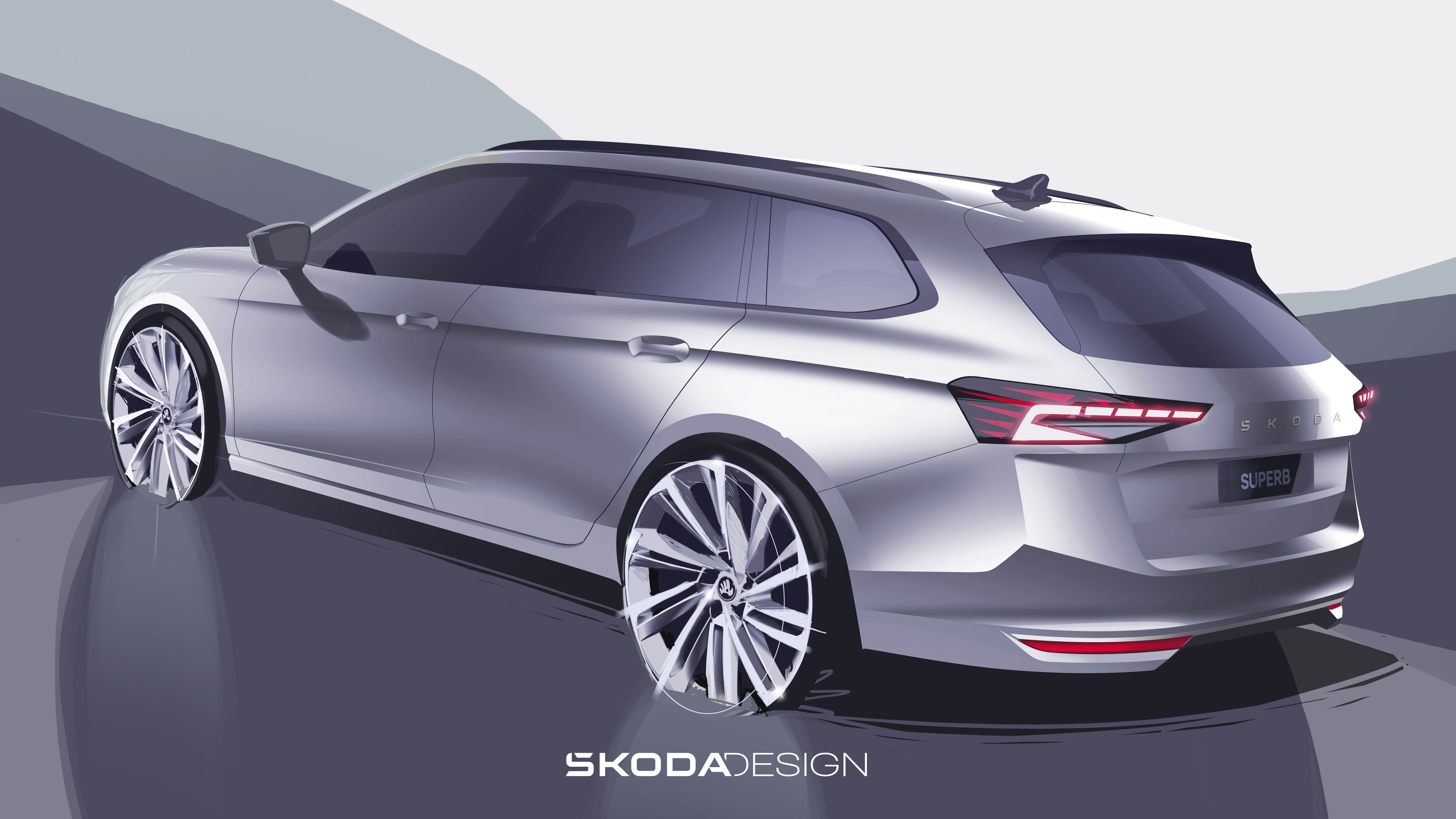 Here's your first look at the new Skoda Superb