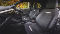 Vauxhall Corsa Electric front seats