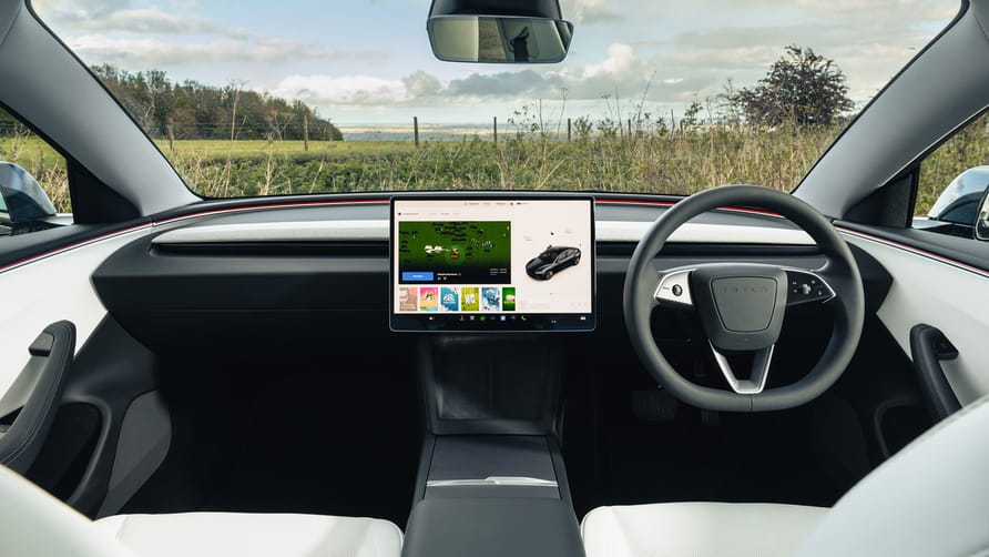 Tesla Model 3 Interior Layout & Technology | Top Gear