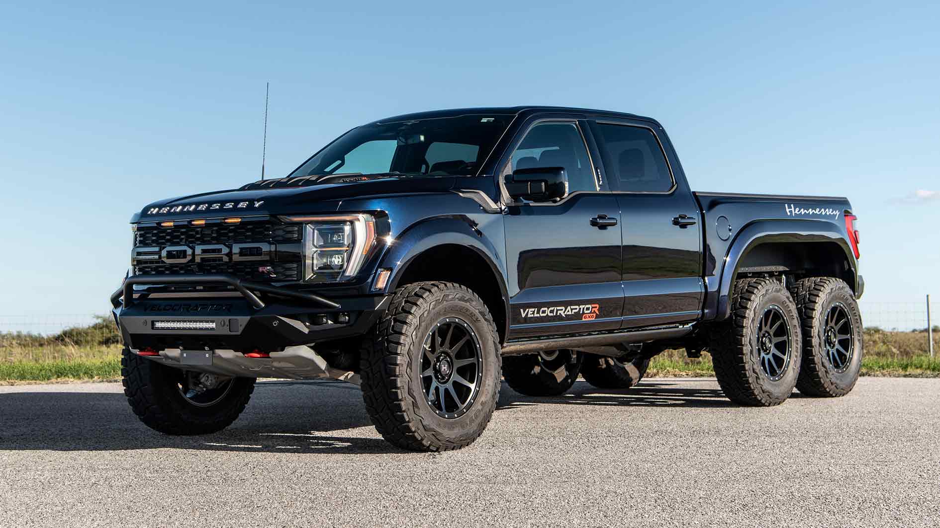 Hennessey has turned the Ford Raptor into a six-wheeled, 700bhp mammoth