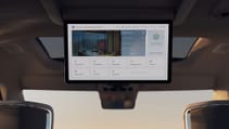 Rear seat central display screen in Volvo EM90