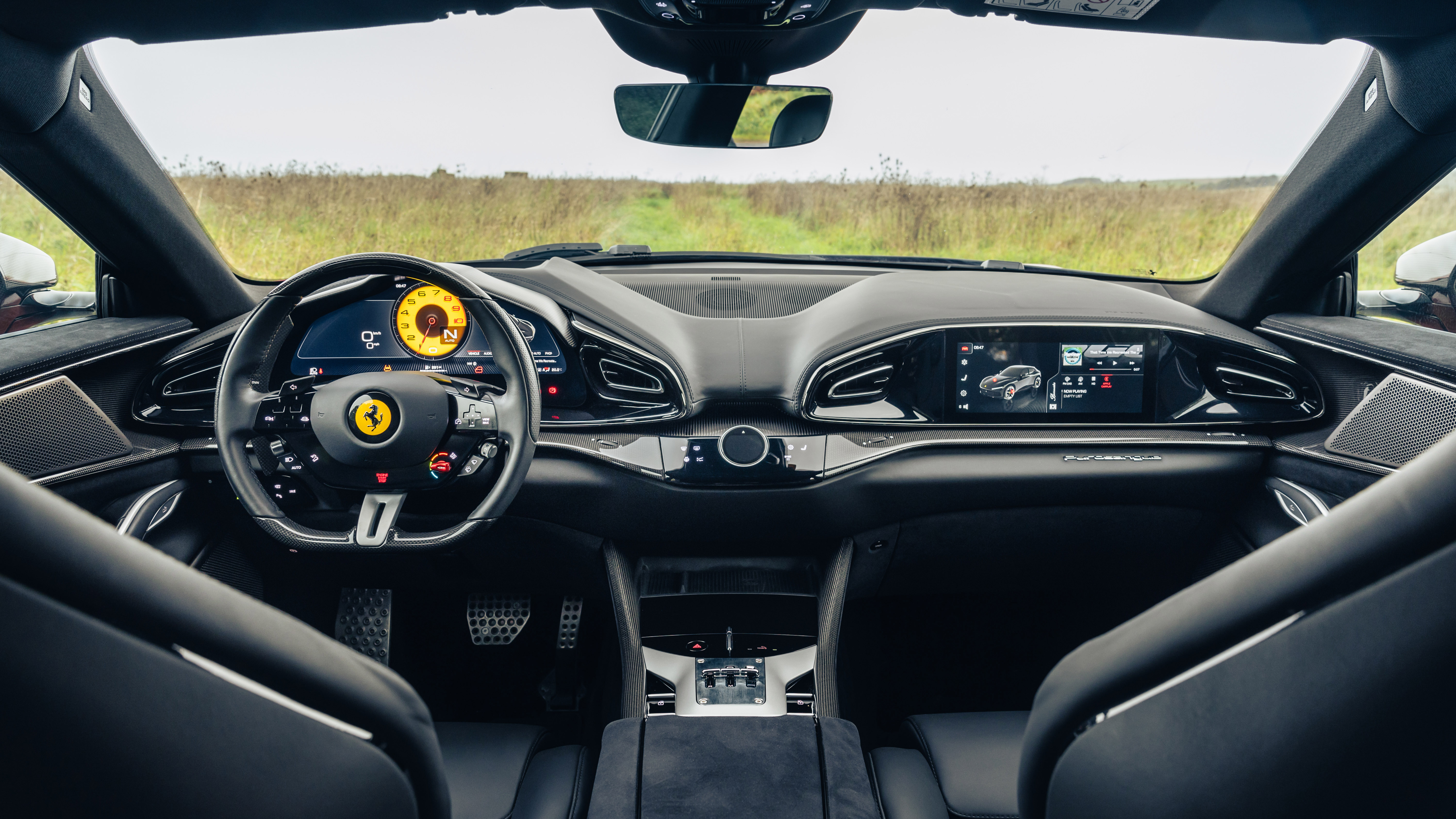 Ferrari Purosangue Interior Layout