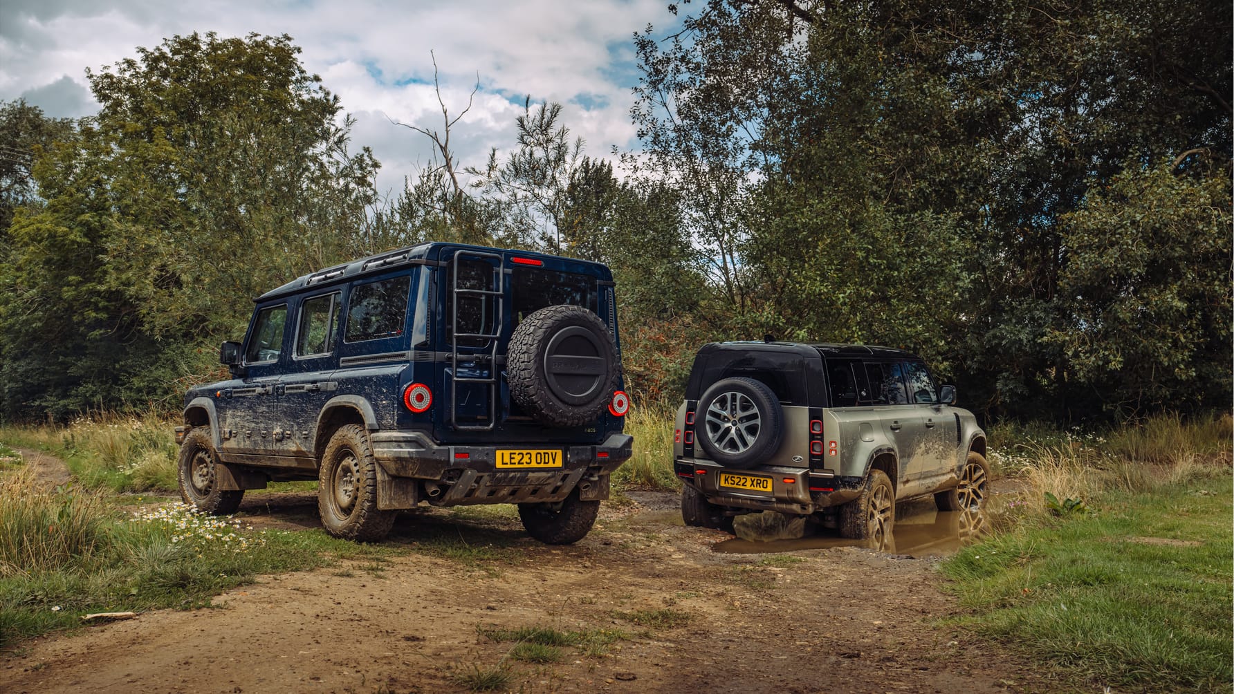 The big boxy 4x4 test Land Rover Defender vs Ineos Grenadier Top Gear