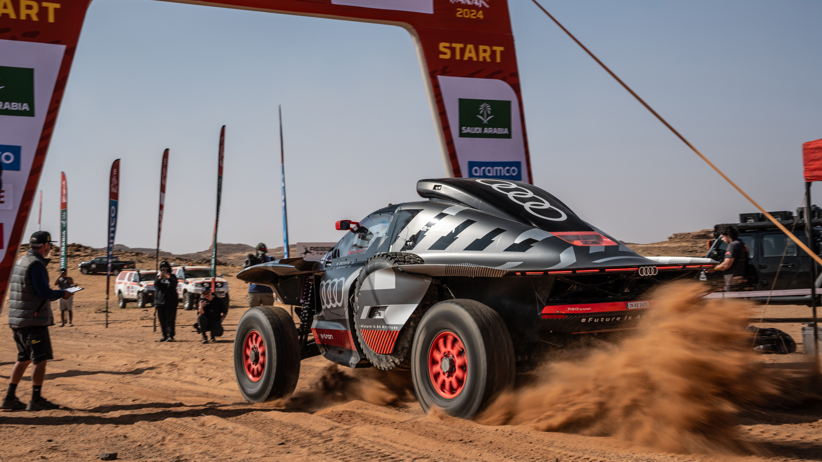 Audi's 2024 Dakar campaign has got off to a winning start