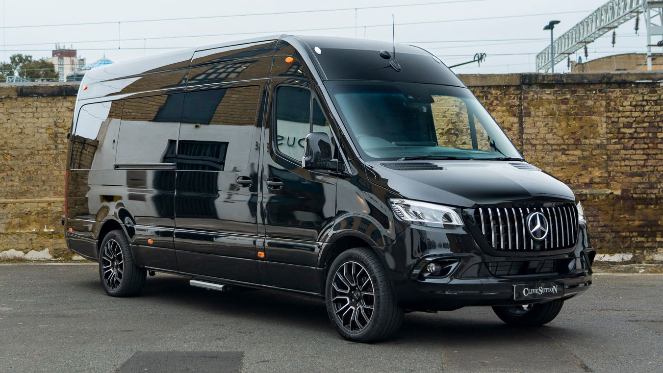 Check out this nine-seater ultra-lux Mercedes Sprinter-based