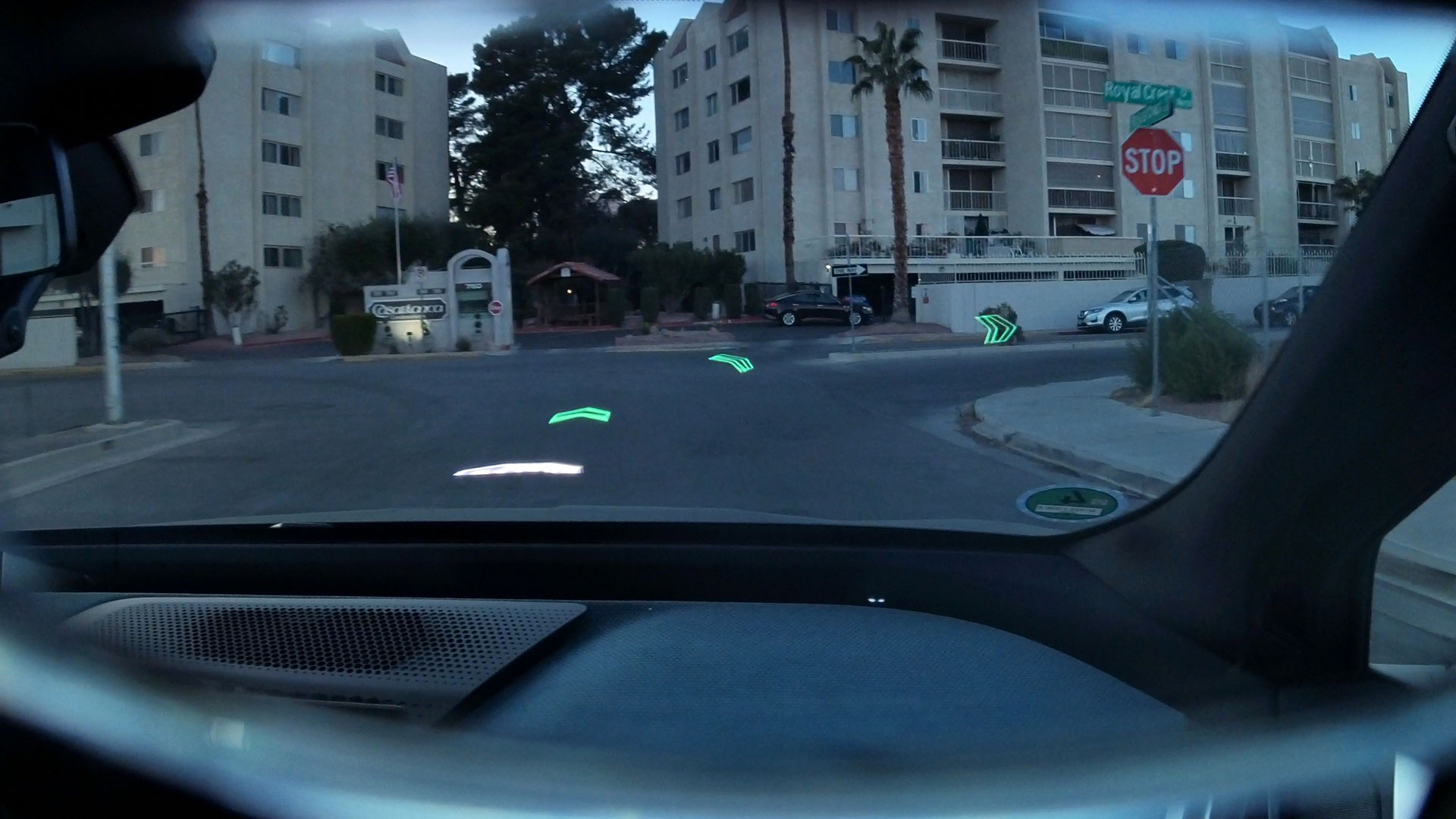 This heads-up display for your car comes equipped with 's Alexa