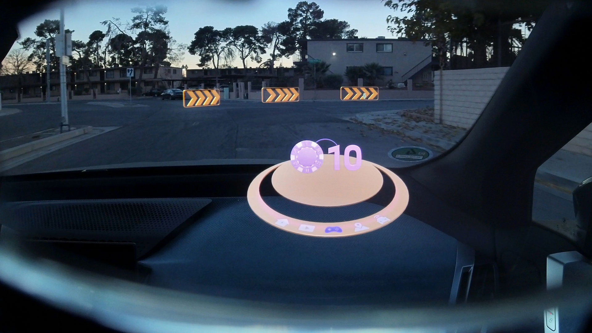 This heads-up display for your car comes equipped with 's Alexa