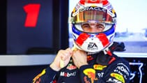 Red Bull F1 testing 2024 Verstappen garage