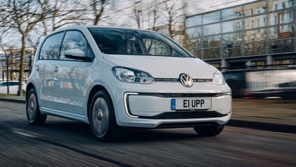 Driving shot of Volkswagen e-Up