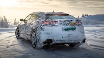 Lamborghini Urus SE prototype ice rear