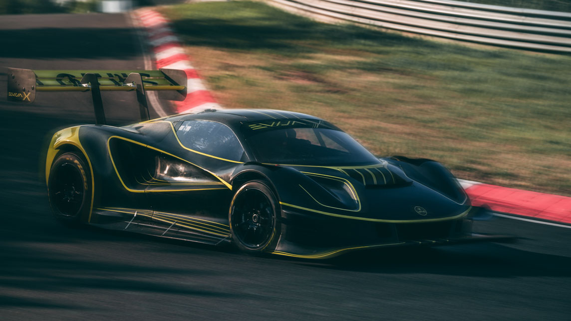 Lotus' brutal Evija X has just set the third fastest-ever