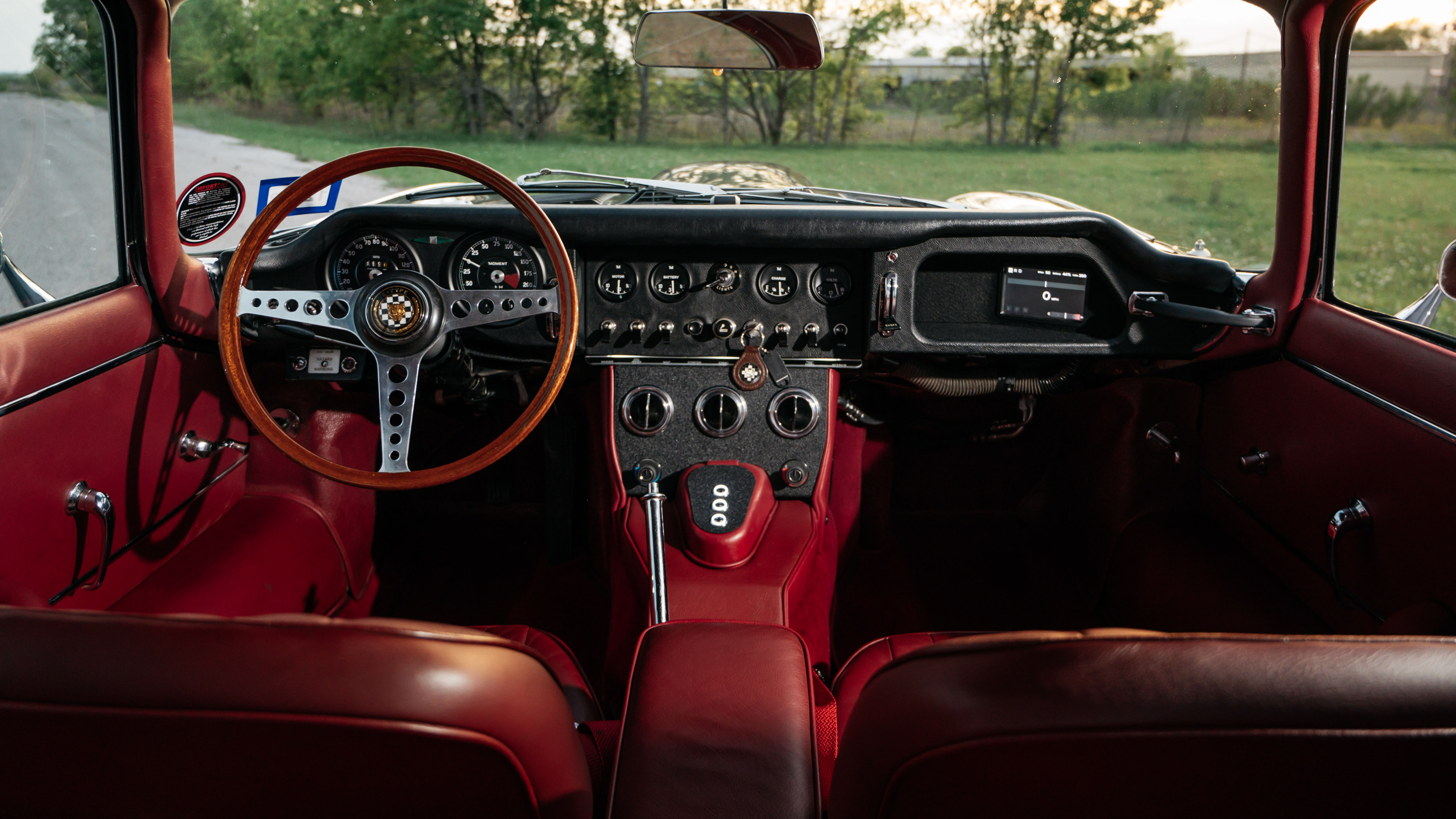 Electric Jaguar E-Type Moment Motor Company 2024