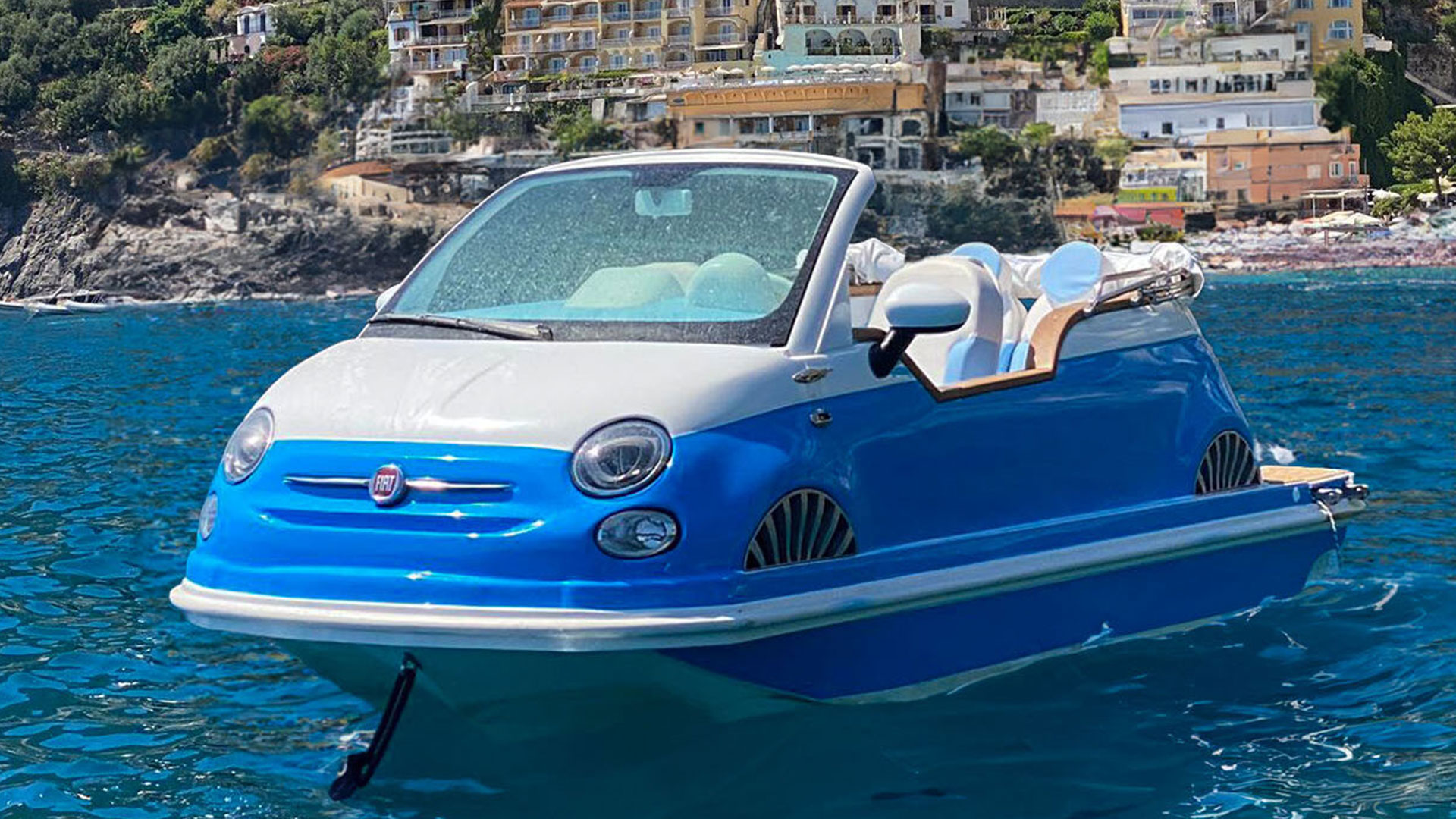 Fiat 500 Boat is More Powerful Than the Real 500