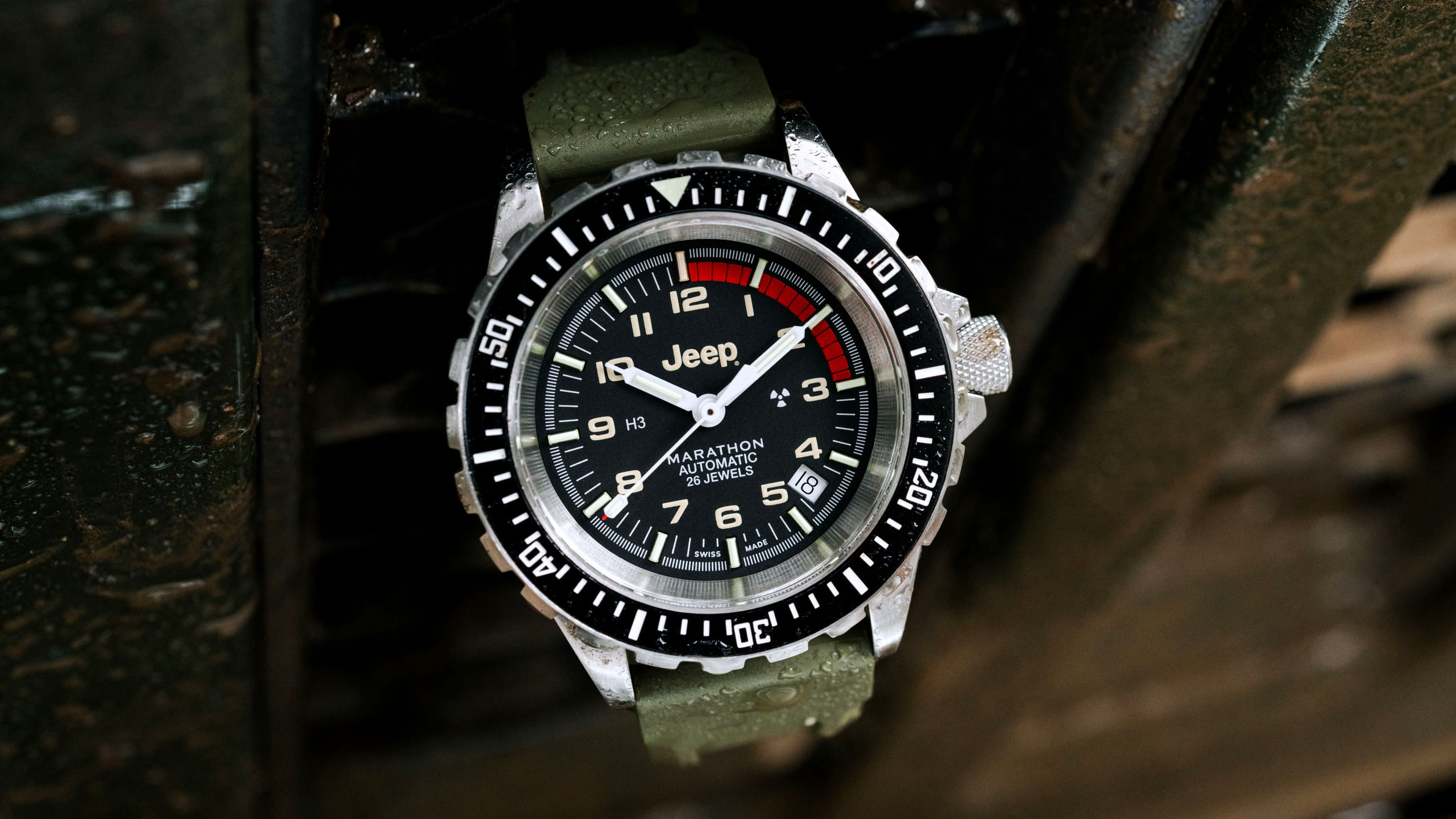 Jeep has teamed up with Marathon Watch to create four erm… watches 