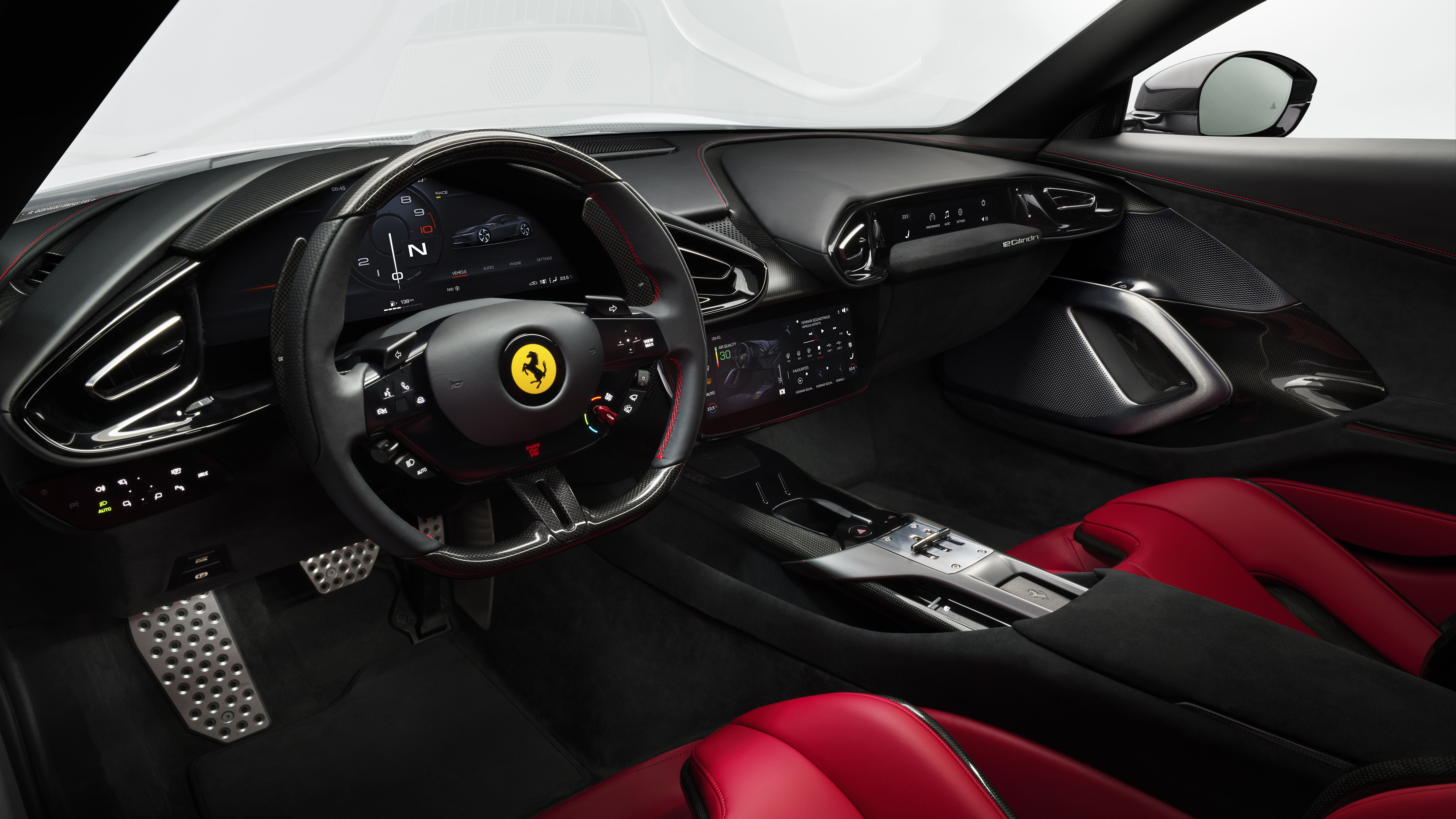 New Ferrari Dodici Cilindri V12 supercar revealed 2024