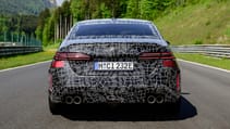 BMW M5 prototype rear