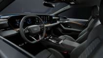 Interior shot of Audi A6 Sportback