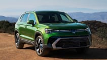 Static front three-quarter shot of the VW Taos