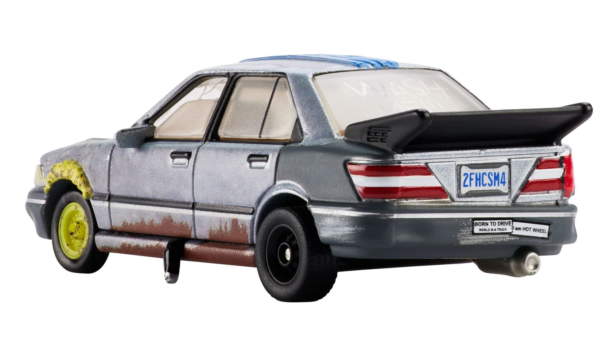 This dented, rusted, and frankly brilliant 'Not Wheels' toy
