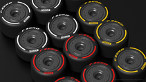 Hot Wheels F1 car tyres
