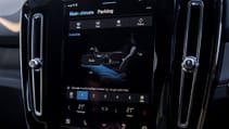 Volvo EC40 touchscreen