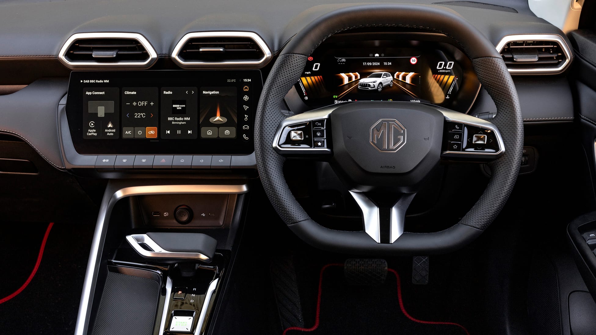 MG Motor UK ZS Interior Layout & Technology | Top Gear