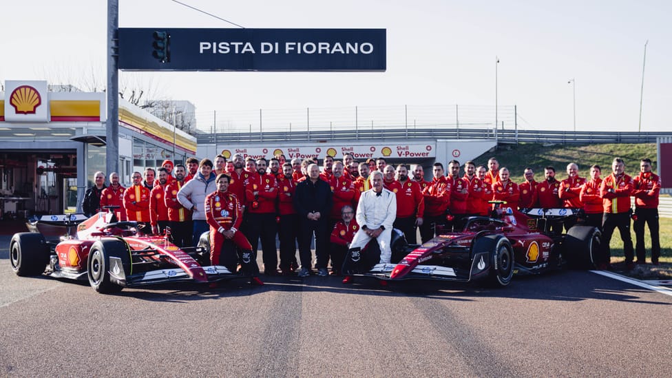 Ferrari Sainz farewell 2022 F1-75s Top Gear