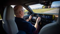 Fiat Grand Panda Paul Horrell driving