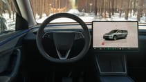 Tesla Model Y steering wheel