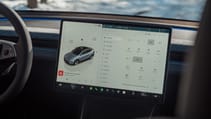 Tesla Model Y screen
