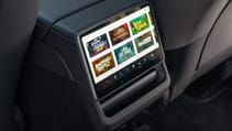 Tesla Model Y rear touchscreen