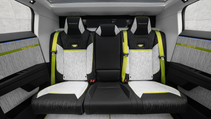 interior shot of Mansory Elongation, rear seats