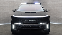 Front on studio shot of Mansory Elongation