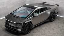 High angled studio shot of Mansory Elongation from front