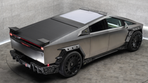 High angled studio shot of Mansory Elongation from rear