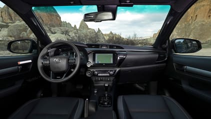 Toyota Hilux Interior Layout & Technology | Top Gear