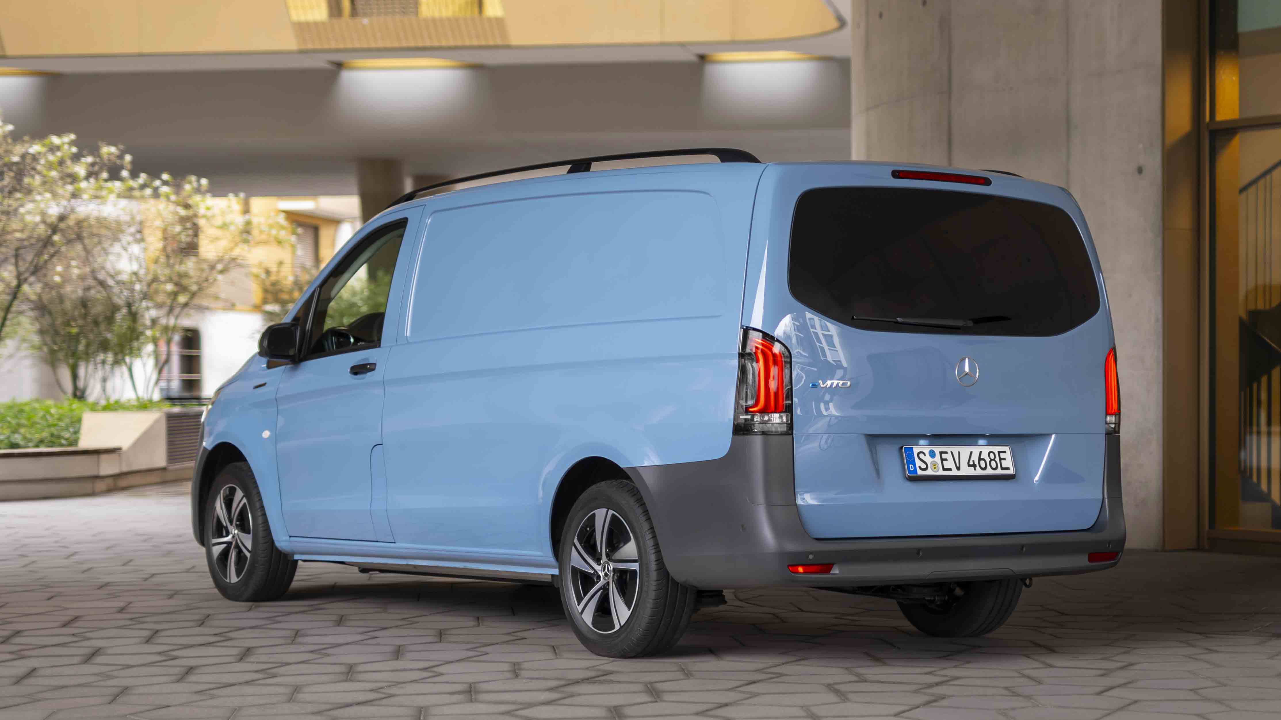 Mercedes has almost doubled the eVito van's range to 298 miles