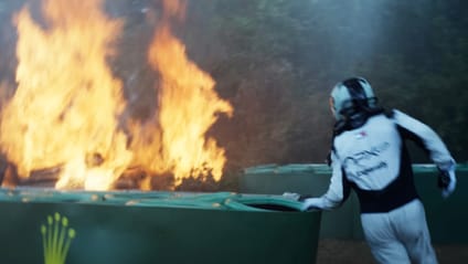 That massive fiery crash looks like a major plot point