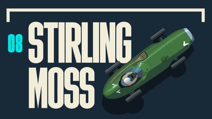 STIRLING MOSS: 1958, VANWALL VW5 
