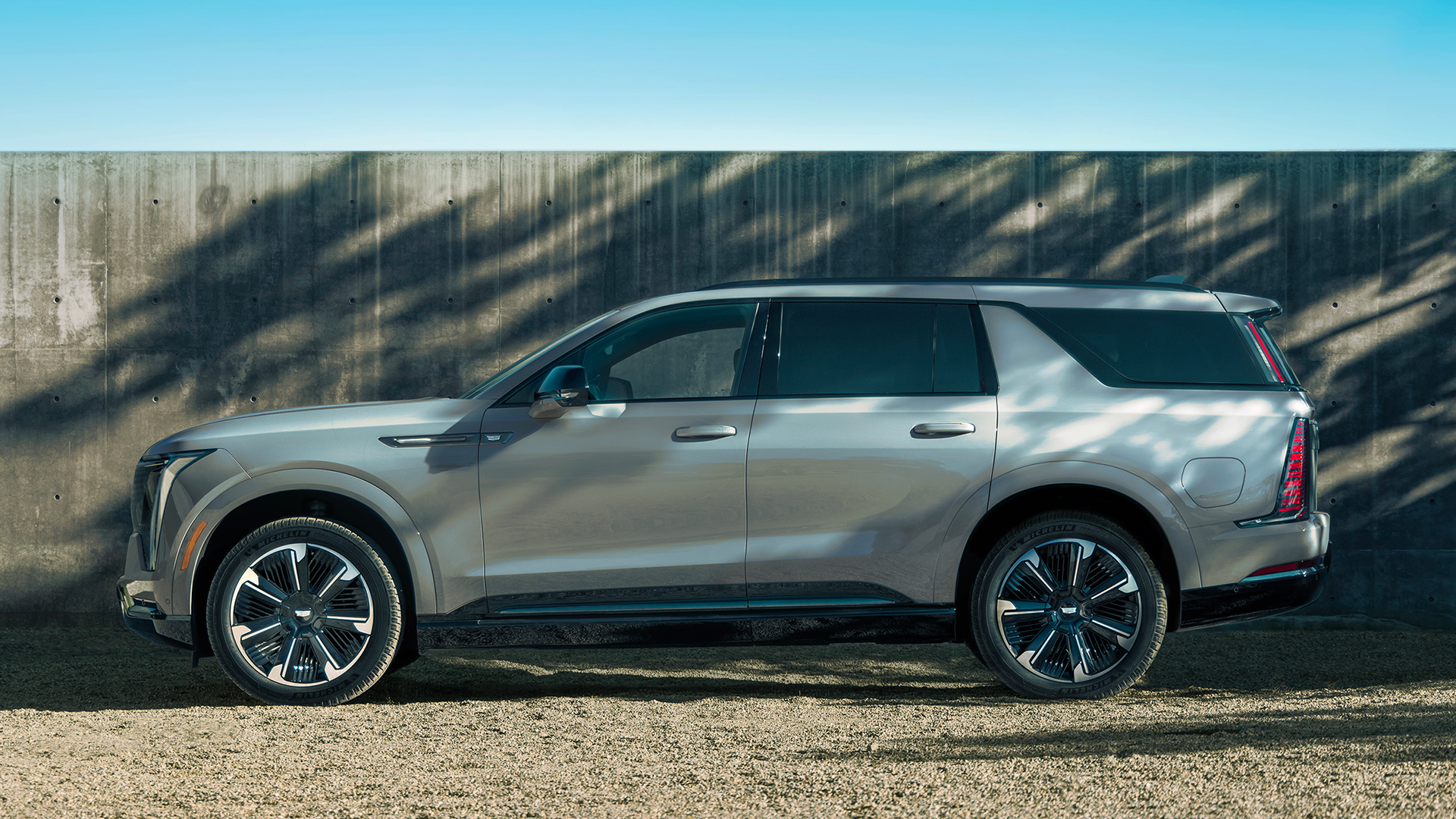 The longer profile shot of the Cadillac Escalade IQL