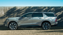 The longer profile shot of the Cadillac Escalade IQL