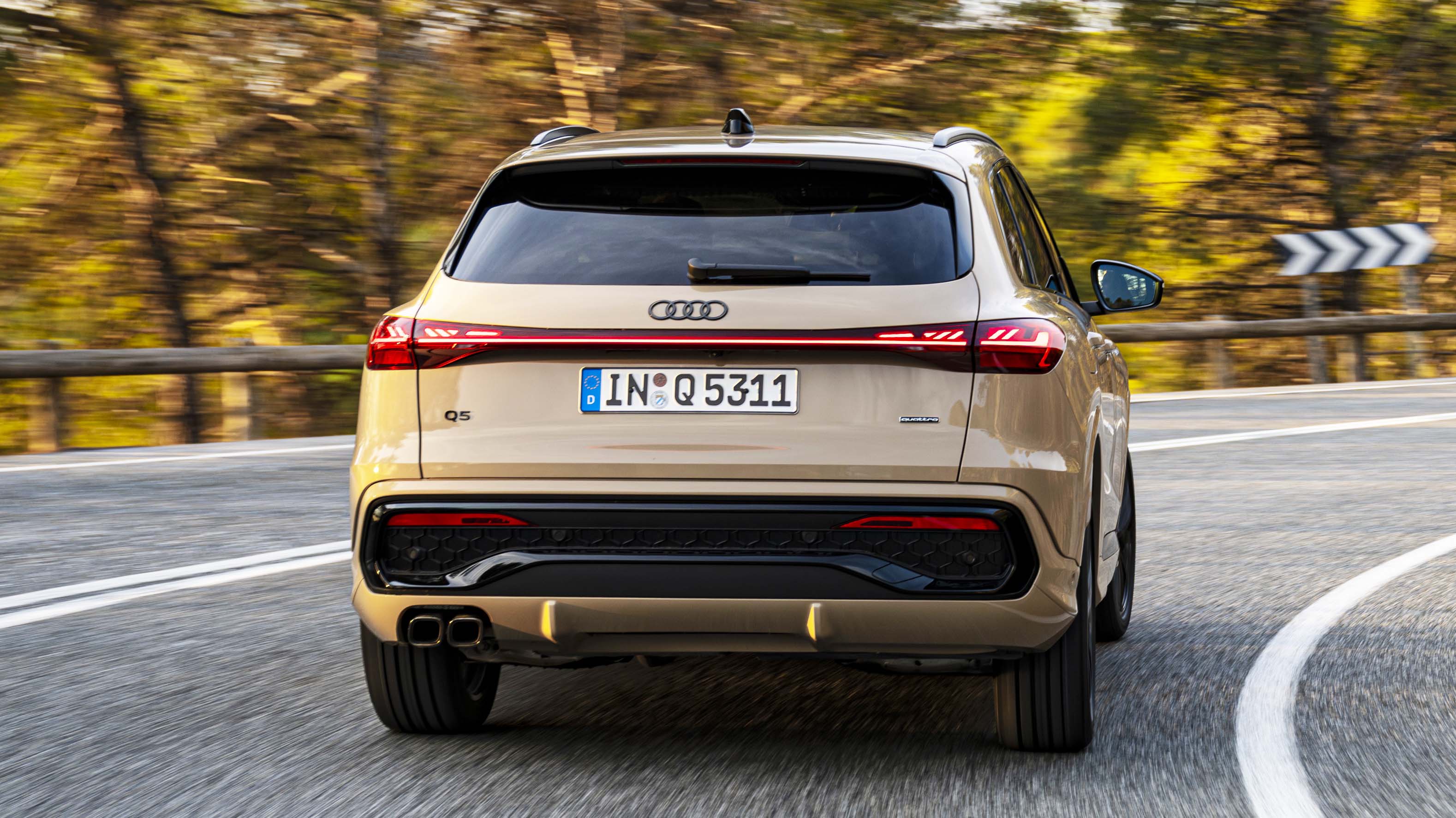 Audi Q5 exterior rear dynamic
