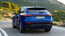 Audi SQ5 exterior rear three quarter dynamic