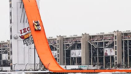Tanner Foust – 332ft Hot Wheels jump