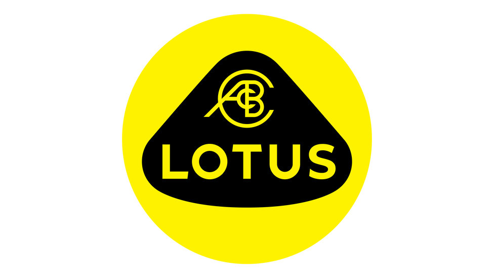 Lotus badge on white background
