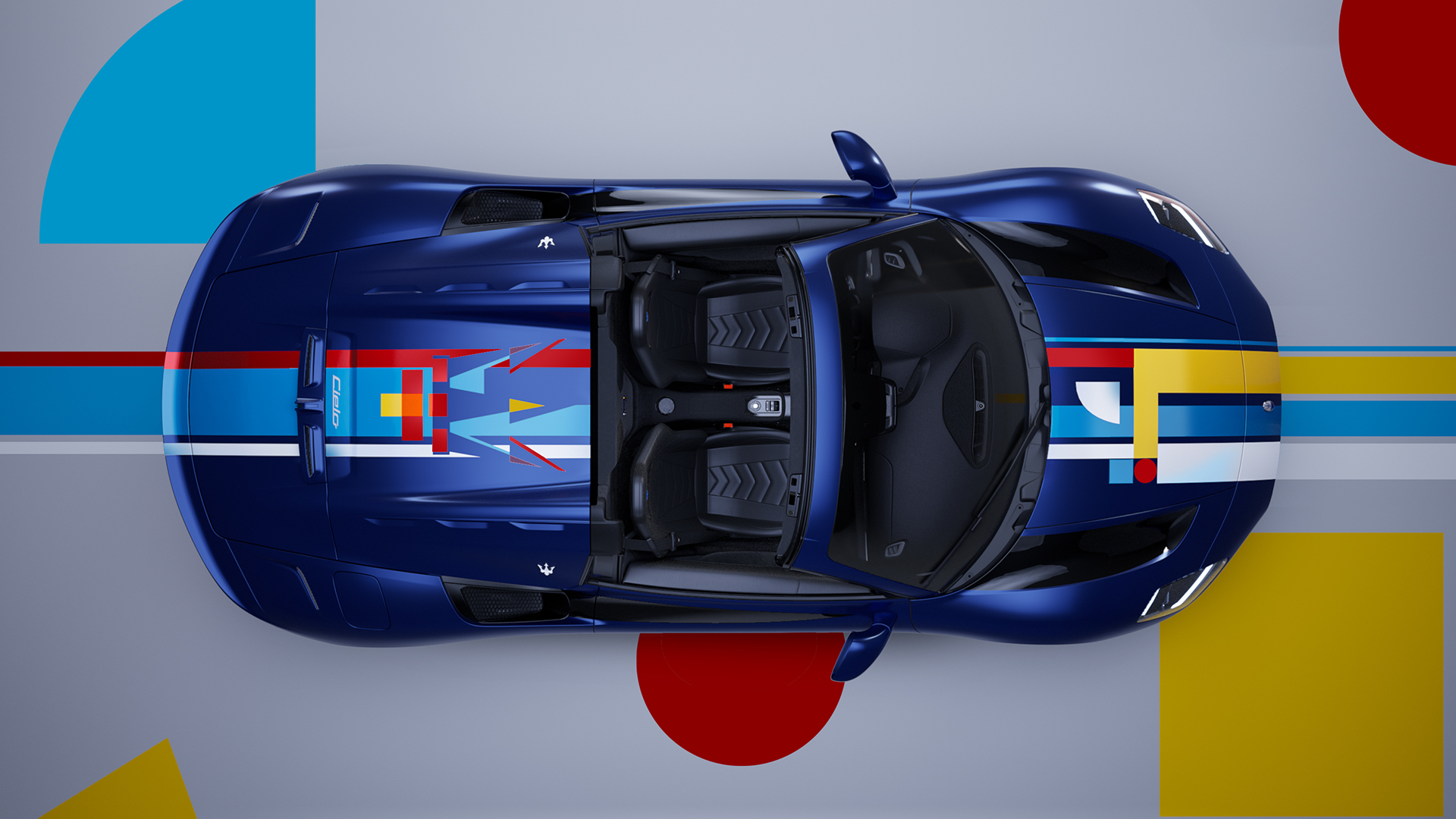 Birds eye shot of Maserati MC20 Less is more....?