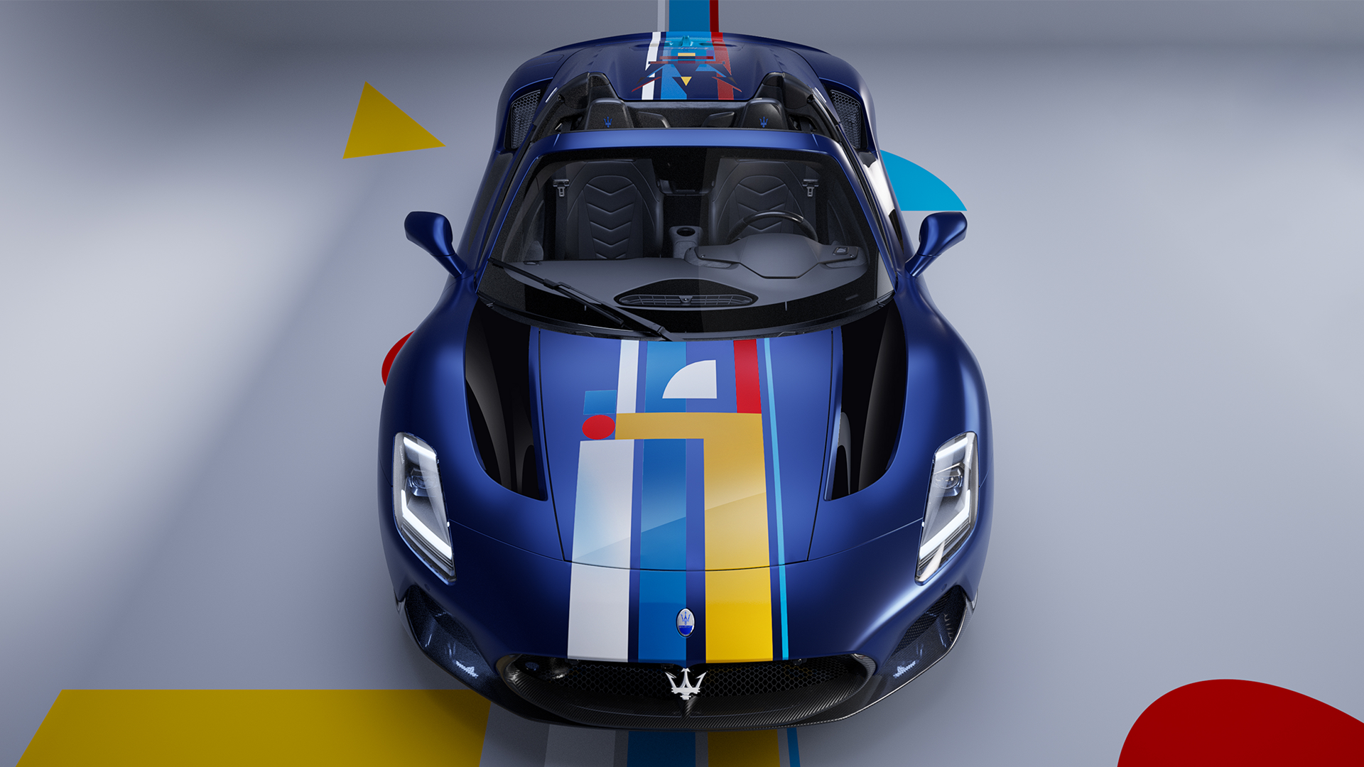 Front shot of Maserati MC20 Less is more....? customised design