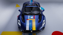 Front shot of Maserati MC20 Less is more....? customised design