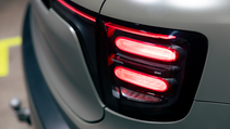 Exterior shot of a close up of the rear lights of Smart #5 Summit Edition trim SUV